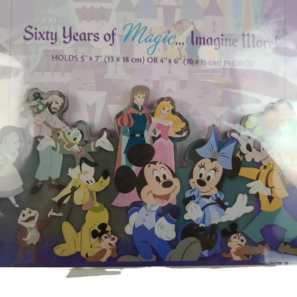Disneyland Resort 60th Anniversary Picture Frame 4X6 5X7 Rectangle NEW